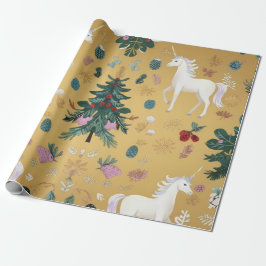 Elegant Unicorn Wrapping Paper Geschenkpapier