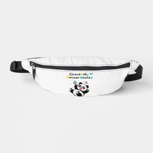 Elegant unkoordinierter süßer Panda Bauchtasche (Vorderseite)