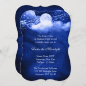 Elegant unter dem Mondlicht Prom formaler Tanz Einladung (Vorne/Hinten)