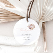 Elegant unter der kleinen Perldusche Geschenkanhänger