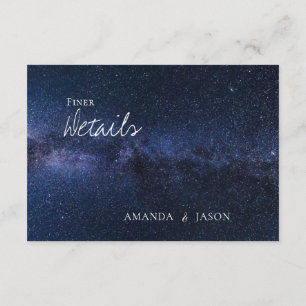 Elegant unter der Sternennacht Himmelsdetails Begleitkarte