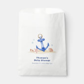 Elegant unter Sea Nautical Anchor Boy Baby Shower Geschenktütchen (Vorderseite)