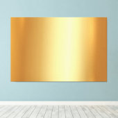 Elegant Upload Your Photo on Gold Background XXL Leinwanddruck (Insitu (Holzboden))
