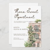 Elegant Urban Apartment Housewarming Einladung (Vorne/Hinten)