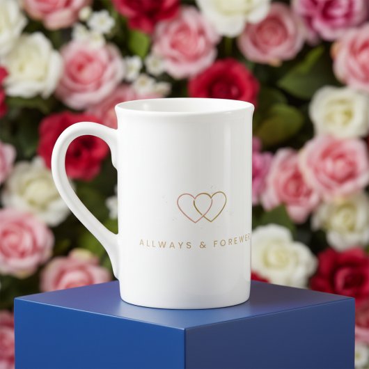 Elegant Valentine’s Day Mug Porzellantasse