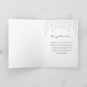 Elegant Valentine’s Day Photo Collage Karte (Innenseite)