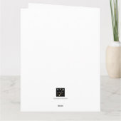 ELEGANT VALENTINE'S DAY CARD KARTE (Rückseite)