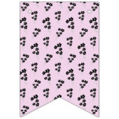 Elegant Valentine's Day floral bunting banner (Dritte Fahne)