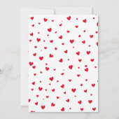 Elegant  Valentine's day party  Einladung (Rückseite)