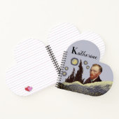 ELEGANT VanGogh editable Katherine name  Notizblock (Innenseite)