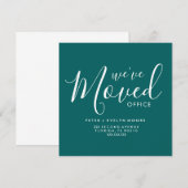 elegant verlagerte Bürogeschäft Ankündigung (Vorne/Hinten)
