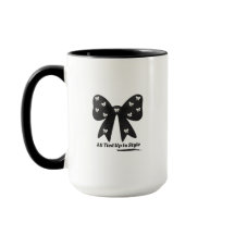 Elegant verpackte Tasse im Stil – Elegante schwarz