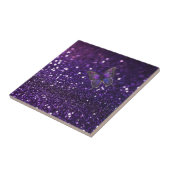 Elegant verzaubern: Der Lila Schmetterling Fliese (Seite)