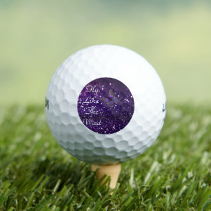 Elegant verzaubern: Der Lila Schmetterling Golfball