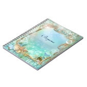 Elegant verzaubert unter dem Sea Notebook Journal Notizblock (Linke Seite)