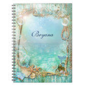 Elegant verzaubert unter dem Sea Notebook Journal Notizblock (Vorderseite)