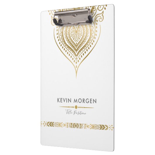 Elegant Verziert Klemmbrett (Links)