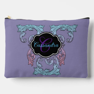 Elegant, verzierte personalisierte Vintage-Victori Zubehörtasche