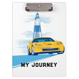 ELEGANT VETTE AUTOMOBILE ART KLEMMBRETT