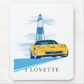 ELEGANT VETTE AUTOMOBILE ART MOUSEPAD (Vorne)