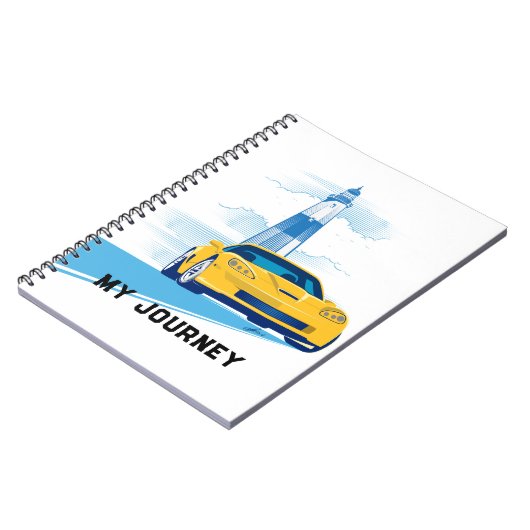 ELEGANT VETTE AUTOMOBILE ART NOTEBOOK NOTIZBLOCK (Linke Seite)