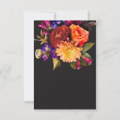 Elegant Vibrant Floral Retirement Party Einladung (Rückseite)