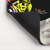 Elegant vibrant urban art Graffiti Spray paint Mousepad (Ecke)