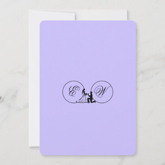 Elegant Victorian Dusty Blue Faux Embossed Rose Einladung (Rückseite)