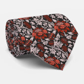 Elegant Victorian Floral Pattern Krawatte (Gerollt)