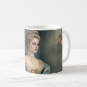 Elegant Victorian Lady Classic Portrait Coffee Mug Kaffeetasse (VorderseiteRechts)