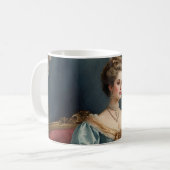 Elegant Victorian Lady Classic Portrait Coffee Mug Kaffeetasse (Vorderseite Links)
