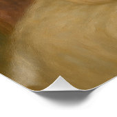 Elegant Victorian Lady Rabbit Anthropomorphic Poster (Ecke)