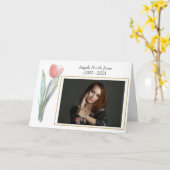 Elegant vielen Dank für Ihr Beileid Karte (Gelbe Blume)