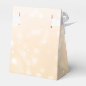 Elegant Vielen Dank Gold Bokeh Sparkle Lights Geschenkschachtel (Rückseite)