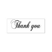 Elegant Vielen Dank Kalligraphie Script Gummistempel (Prägung)