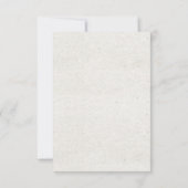 Elegant Viking Wedding Save the Date (Rückseite)