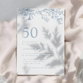 Elegant Viktorianisch 50. Geburtstag Einladung