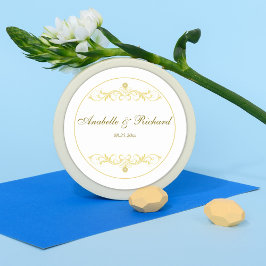 Elegant Viktorianisch Runder Aufkleber