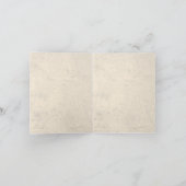 Elegant Vineyard Wedding Couples Personalized Dankeskarte (Innenseite)