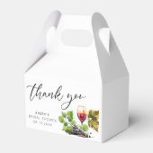 Elegant Vino Before Vows Collection Vielen Dank Geschenkschachtel (Vorderseite)