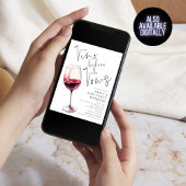 Elegant Vino Before Vows Hen Party Weekend Einladung