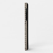 Elegant Vintag bestickt mit floraler Stickerei Case-Mate iPhone Hülle (Hinten/Links)