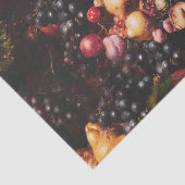 Elegant Vintag Dark Moody Dutch Art Fruit Seidenpapier (Detail)