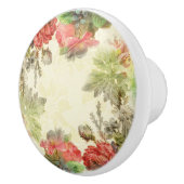 Elegant Vintag floral Keramikknauf (Rechts)