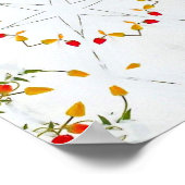 Elegant Vintag floral Poster (Ecke)