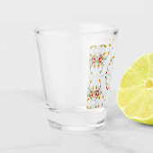 Elegant Vintag floral Schnapsglas (Links)