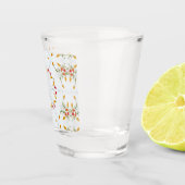 Elegant Vintag floral Schnapsglas (Rechts)