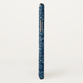 Elegant Vintag Indigo Blue Floral Case-Mate iPhone Hülle (Hinten/Rechts)