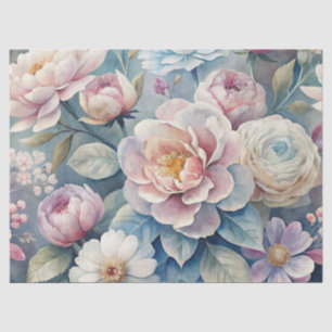 Elegant Vintag Inspiriert Dreamy Flora Ephemera Seidenpapier