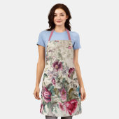 Elegant Vintag Inspirierte Blüte Schürze (Getragen)